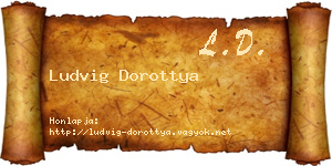 Ludvig Dorottya névjegykártya